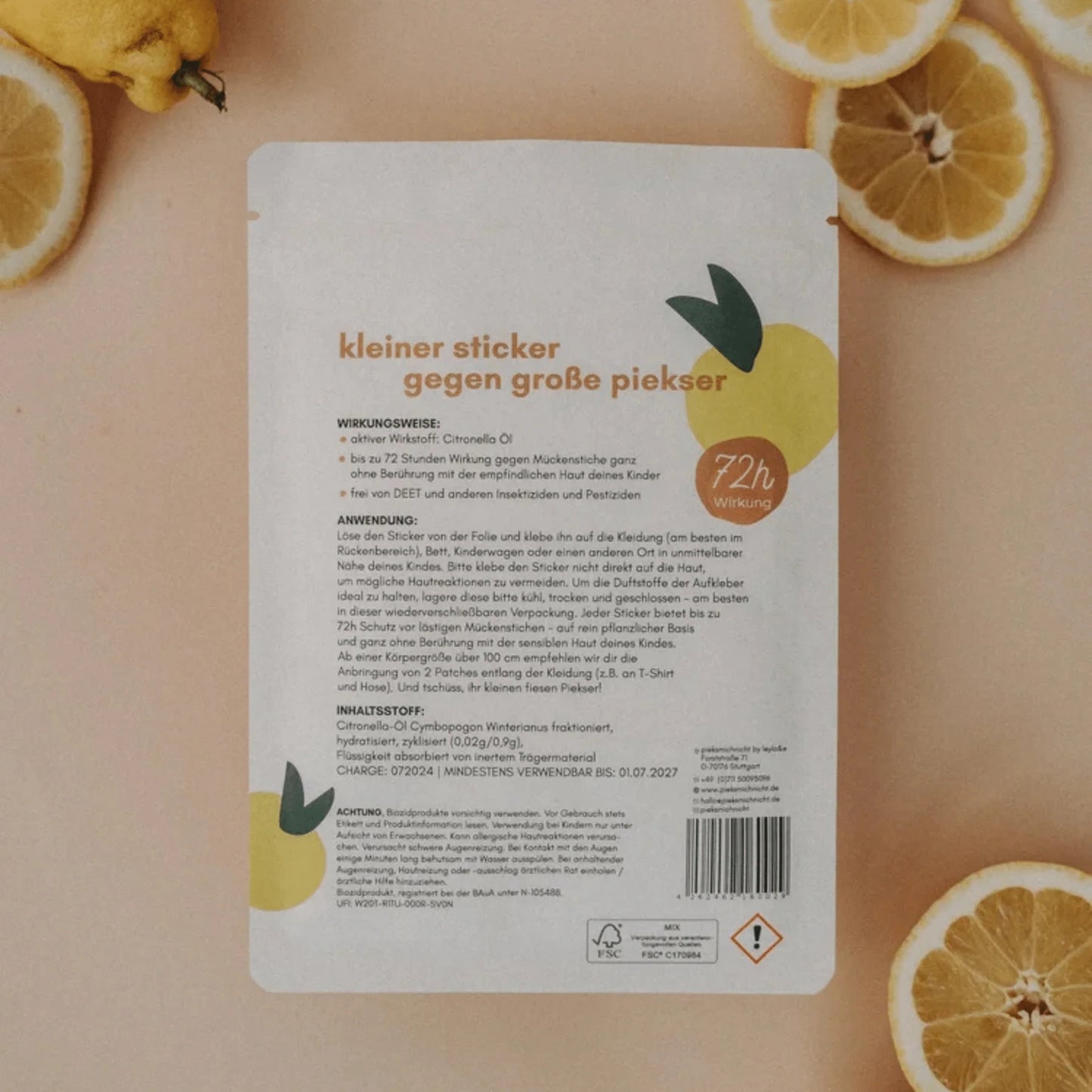 Pieksmichnicht Mückensticker PURE Edition