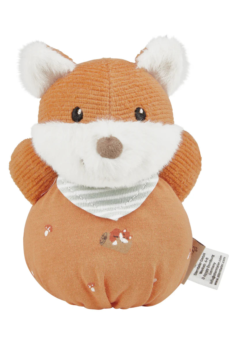 Sterntaler Peluche S Filou – Volpe Morbida In Velluto Con Sonaglio, Per Neonati E Bambini, Stimola Il Gioco, Morbido Ovatta