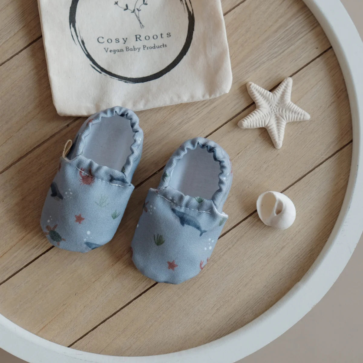 Cosy Roots Krabbelschuhe Sea Buddies ungefüttert