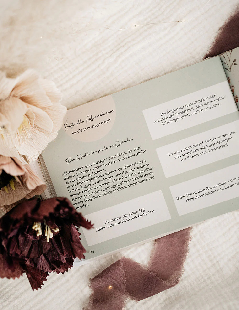 Schwangerschaftstagebuch Liebe im Bauch – Wildflower Edition