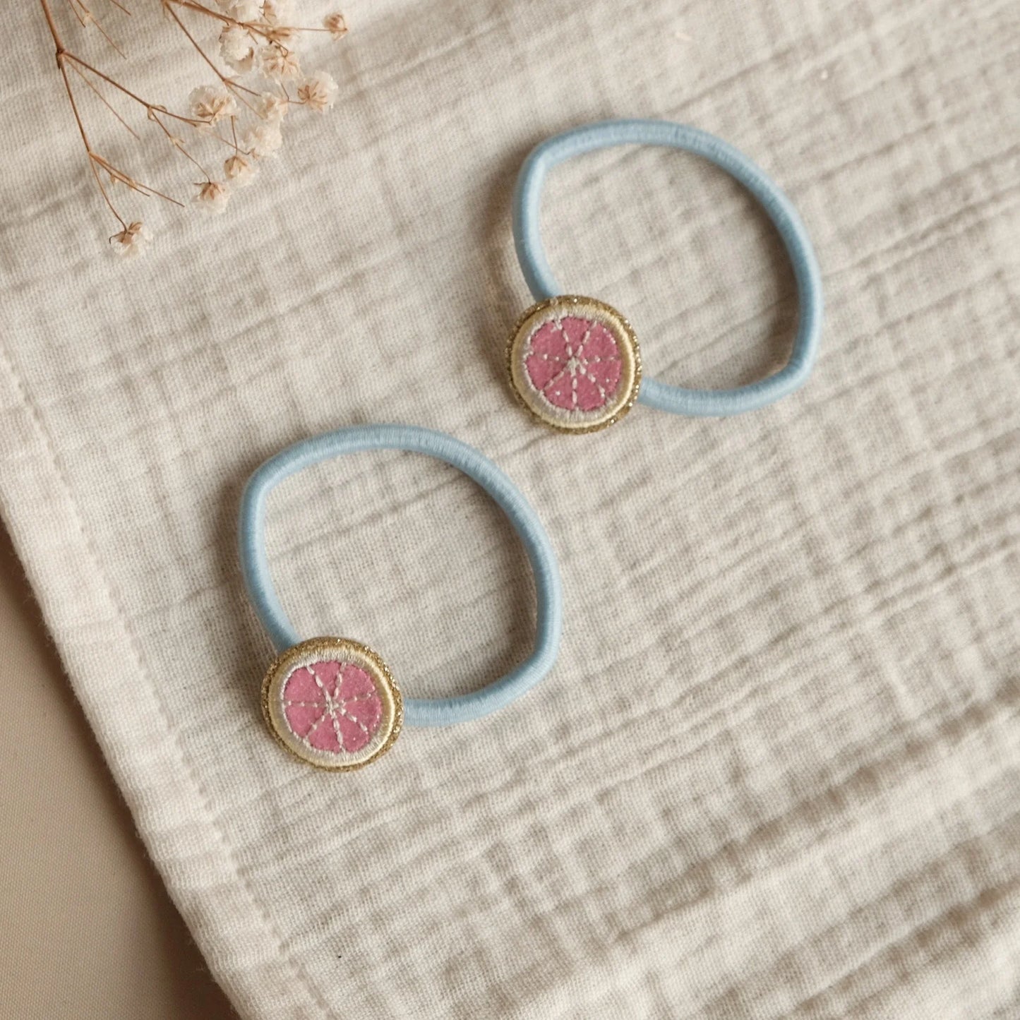 Cosy Roots Hair Ties - Little Grapefruits - 2 Stück