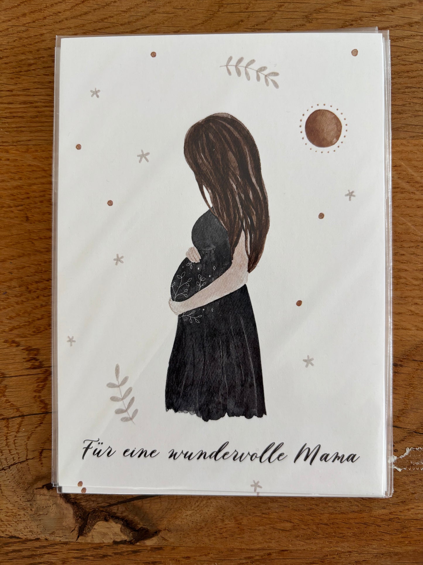 Hej Hanni Postkarte Für eine wundervolle Mama
