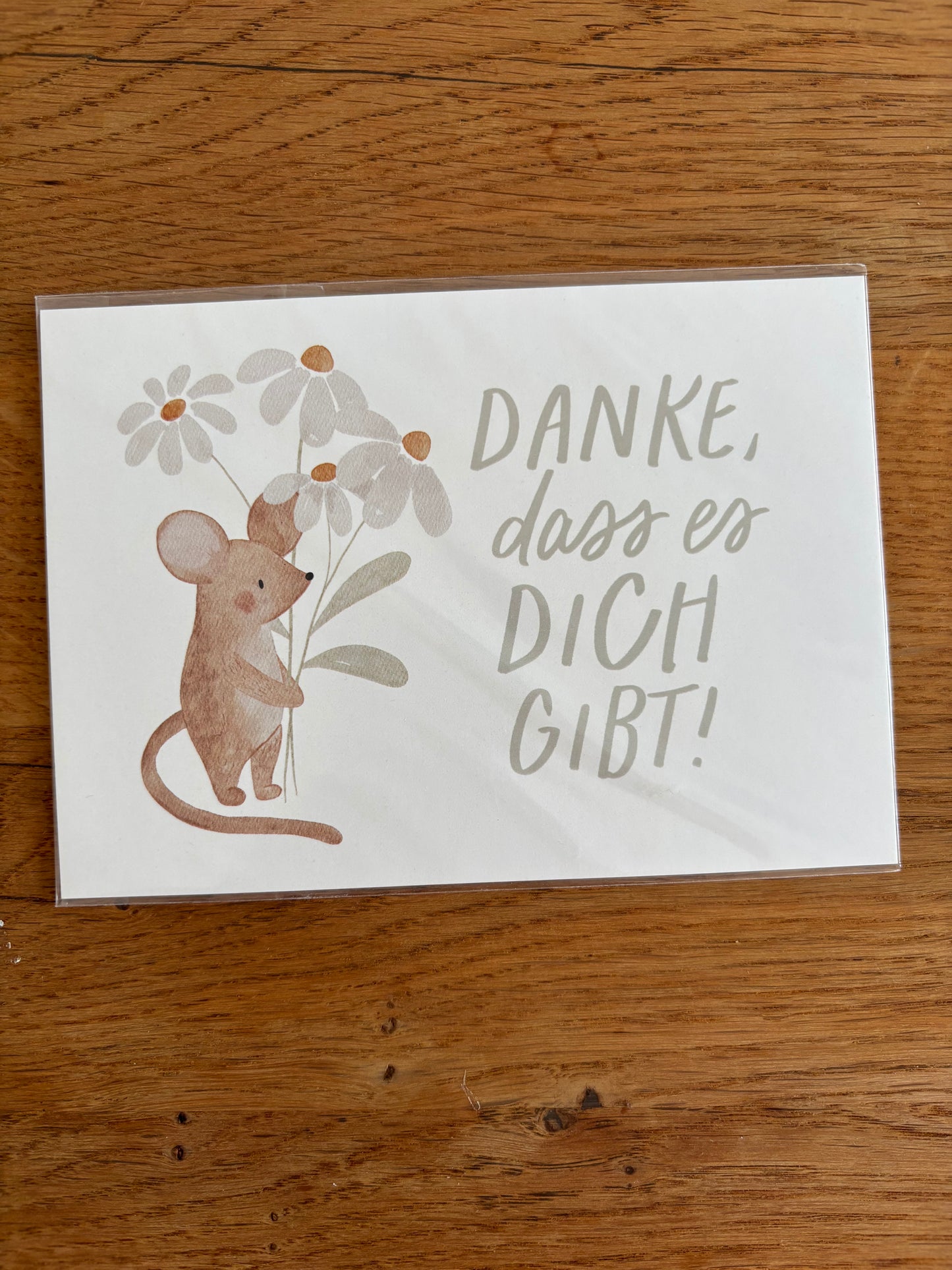 Hej Hanni Postkarte Danke, dass es Dich gibt!
