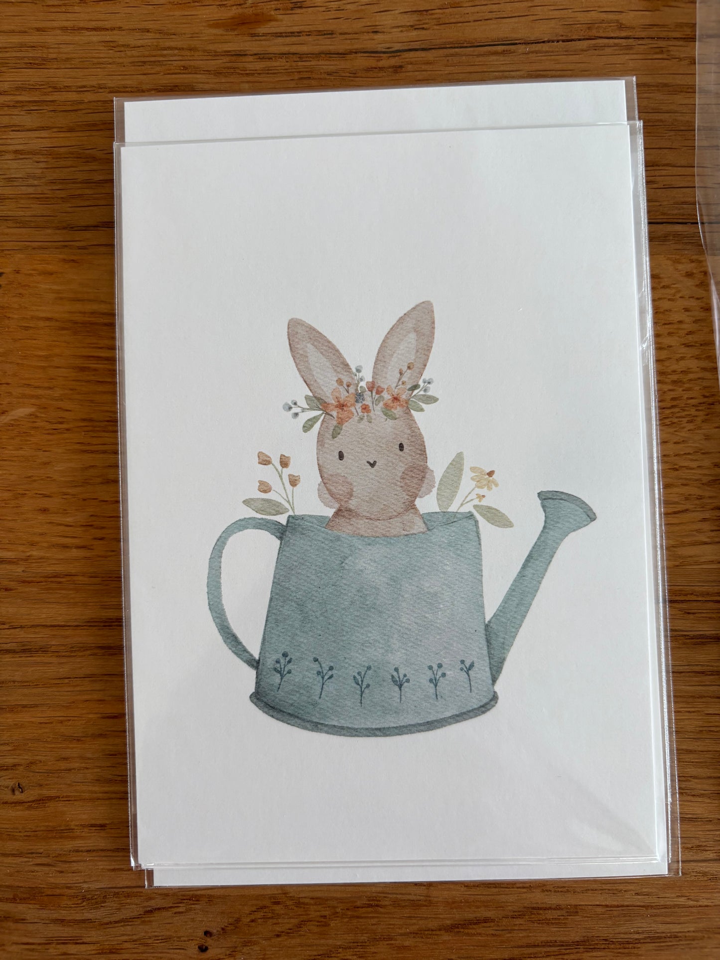 Hej Hanni Postkarte Ostern Giesskanne