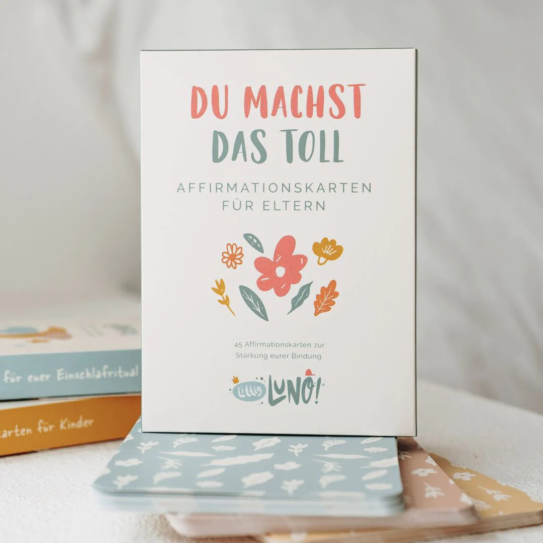 LittleLuno Du machst das toll - Affirmationskarten für Eltern