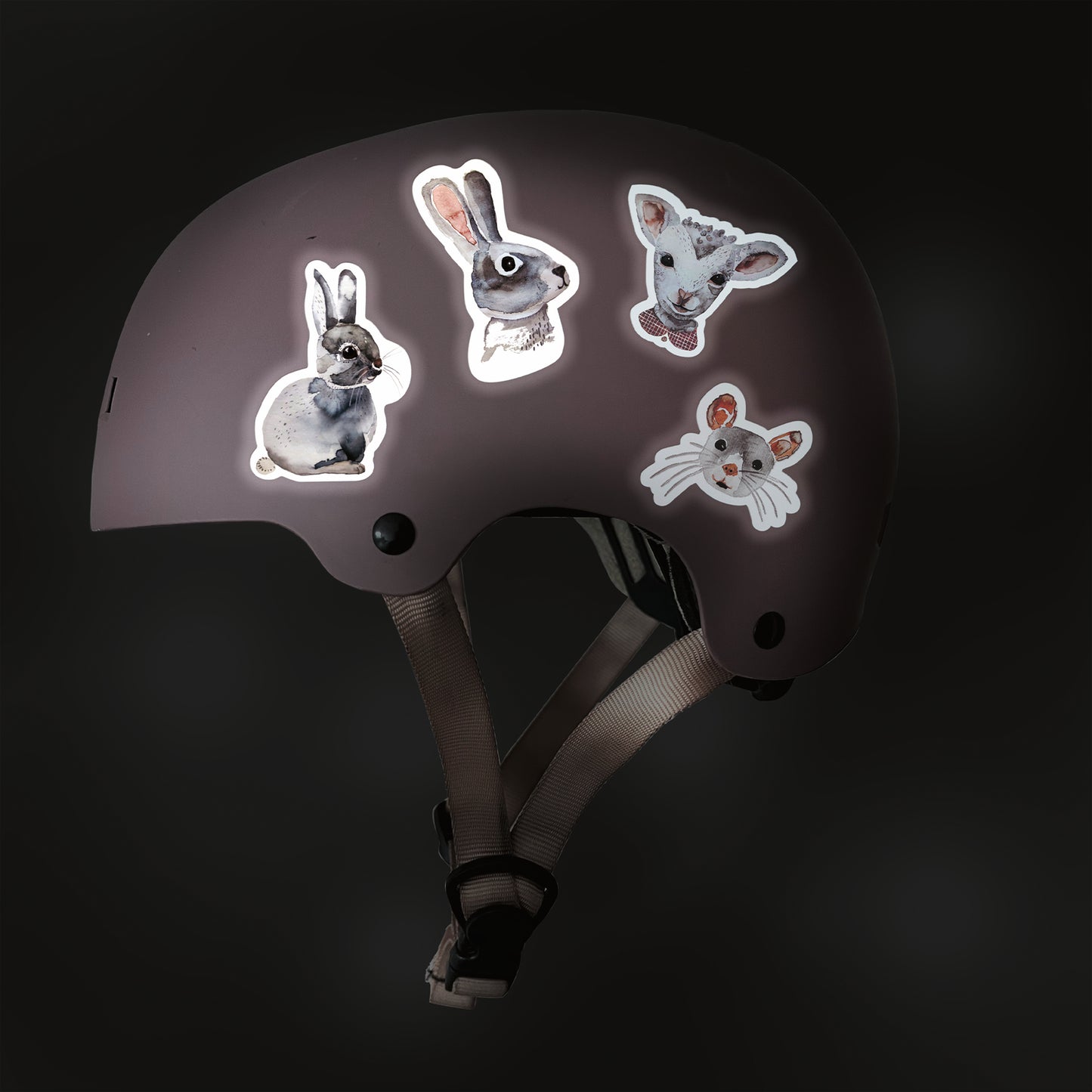 Reflektierende Sticker „Lamm und Hase“