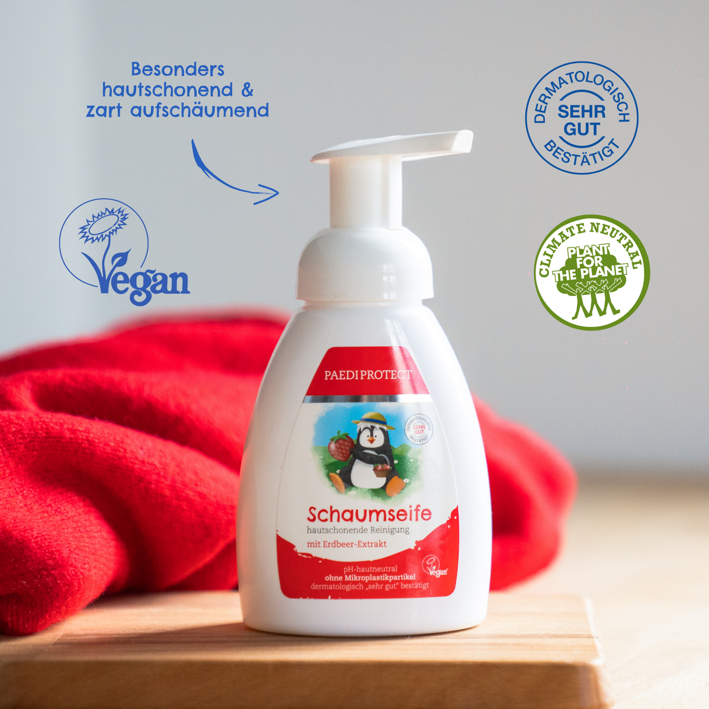 PAEDIPROTECT Schaumseife Erdbeere