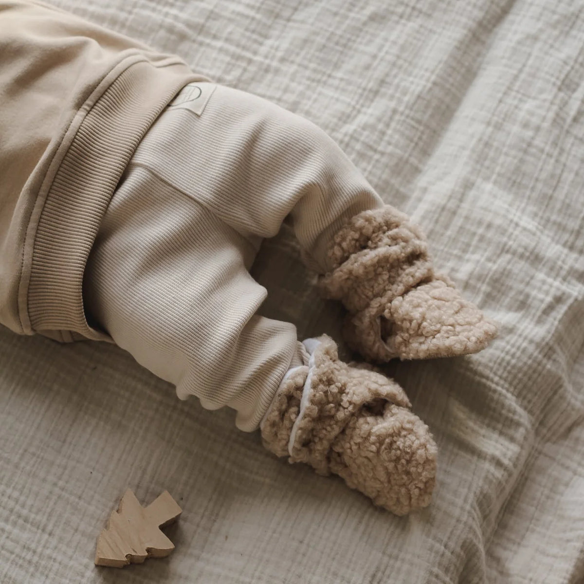 Teddy Booties - Sand