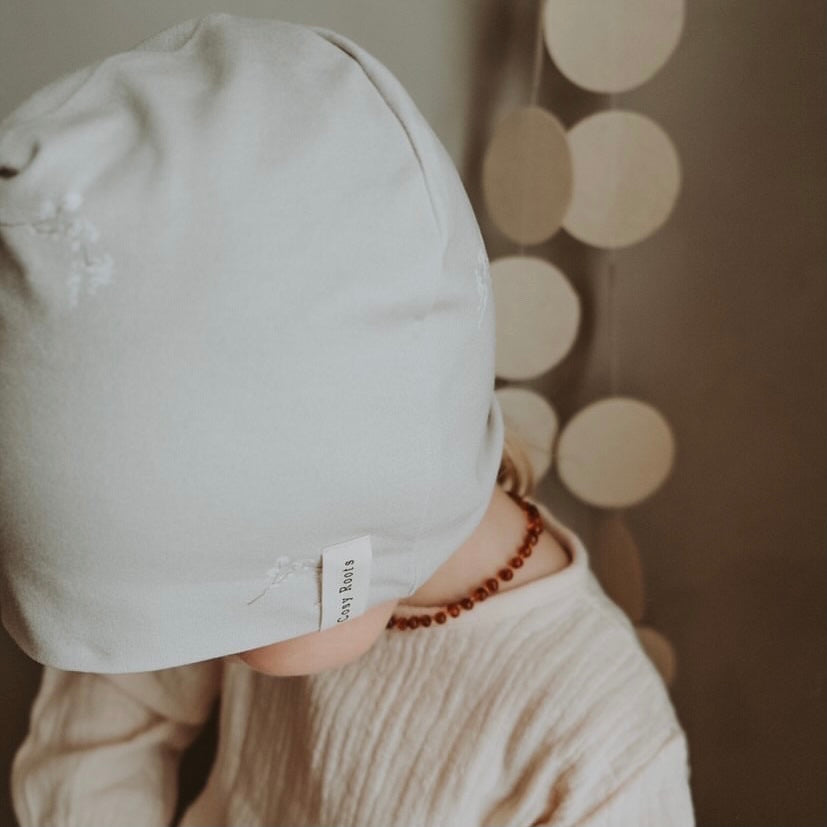 Cosy Roots Organic Beanie Classy Flowers