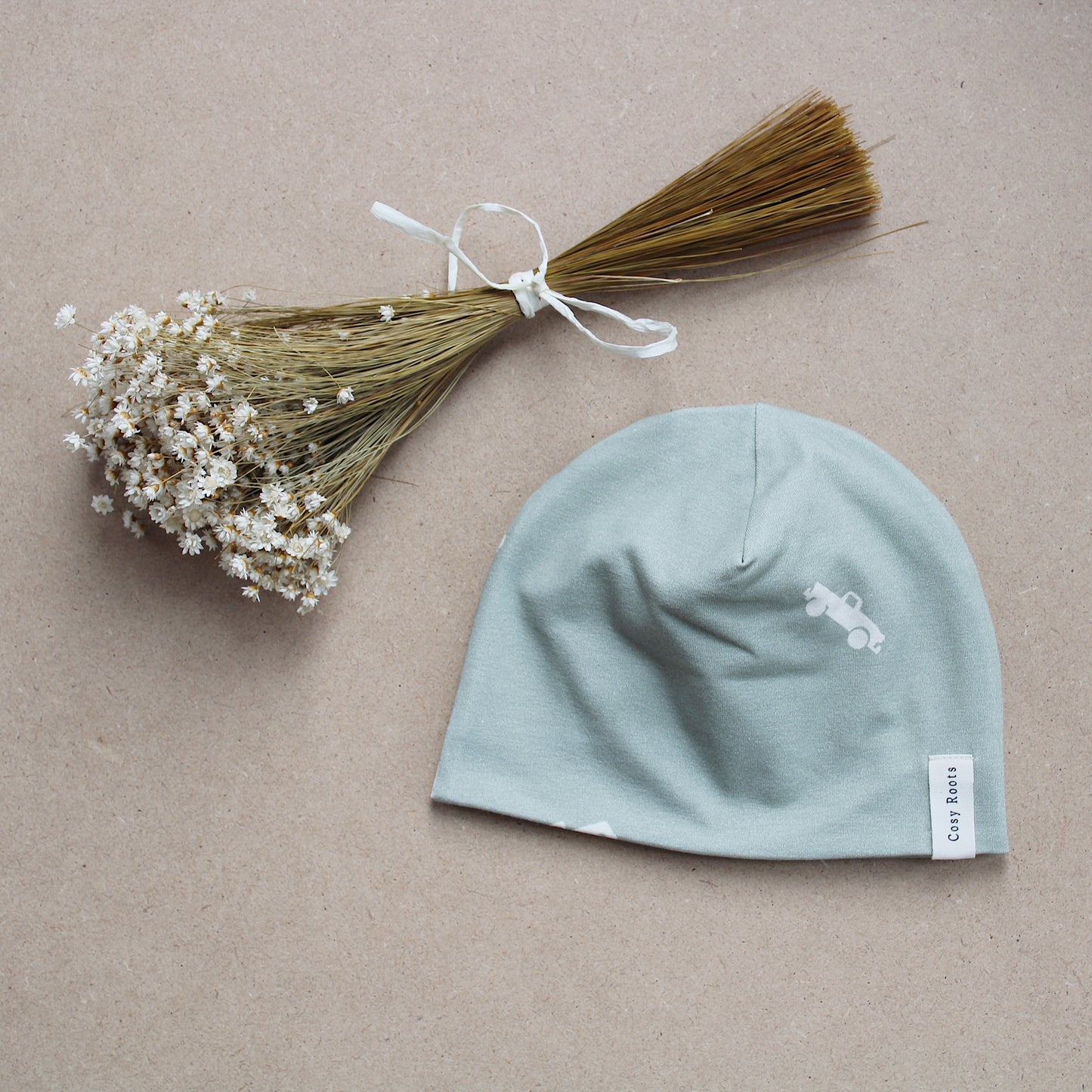 Cosy Roots Organic Beanie Vintage Cars