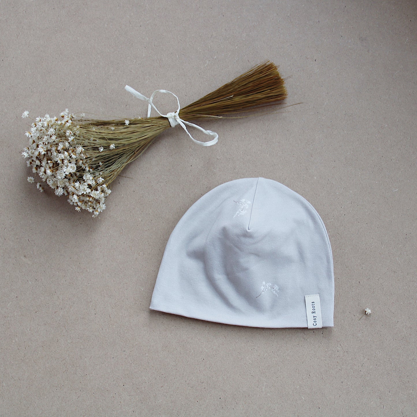 Cosy Roots Organic Beanie Classy Flowers