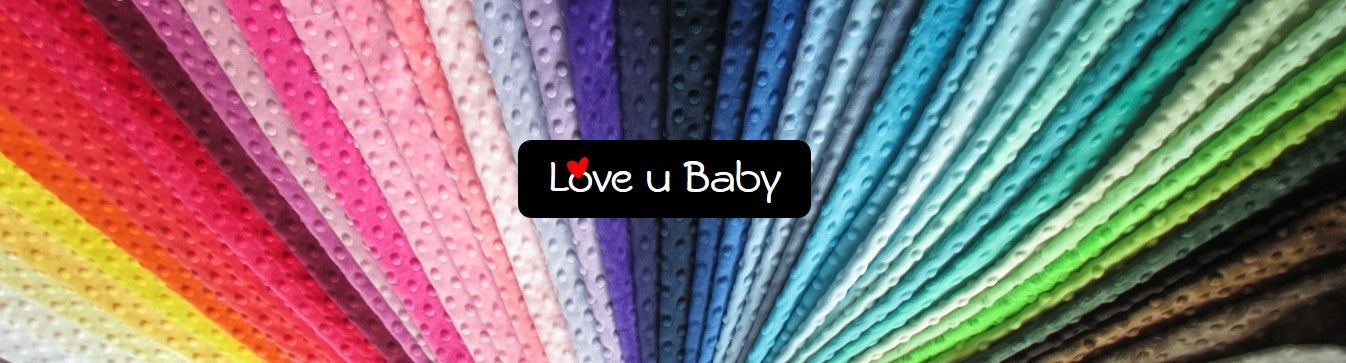 Love u Baby Set-Babydecke 75 x 90 cm/ Kuschelball
