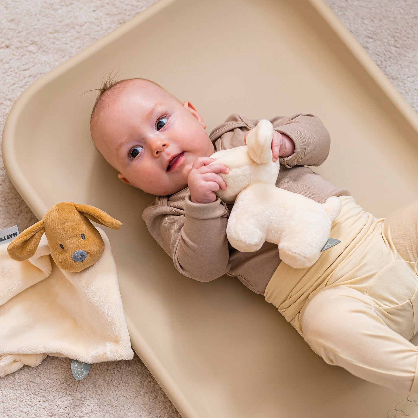 Nattou Rasseltier Hund Charlie beige