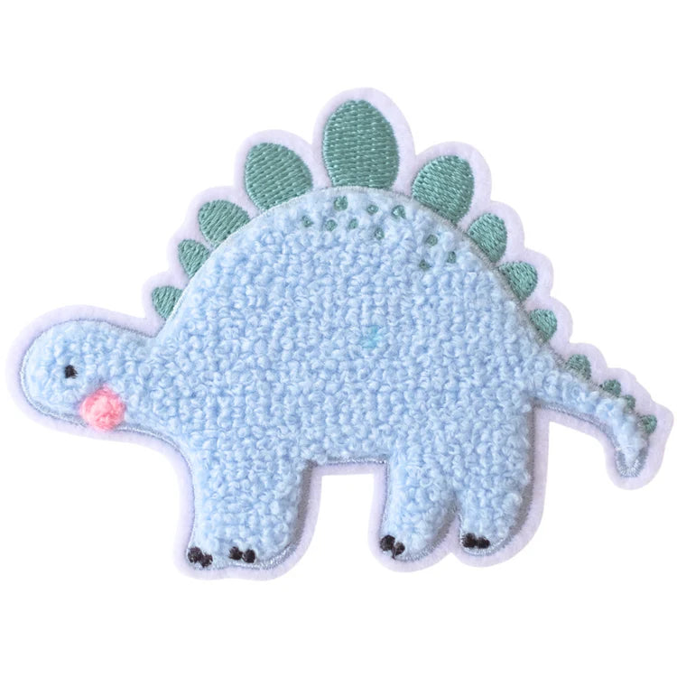 Hej Hanni Patch flauschig Dinosaurier Chenillepatch 10cm breit