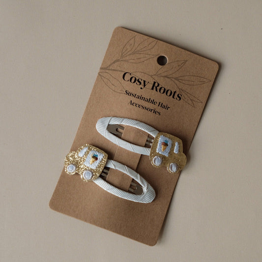 Cosy Roots Hair Clips - Little Driver - 2 Stück