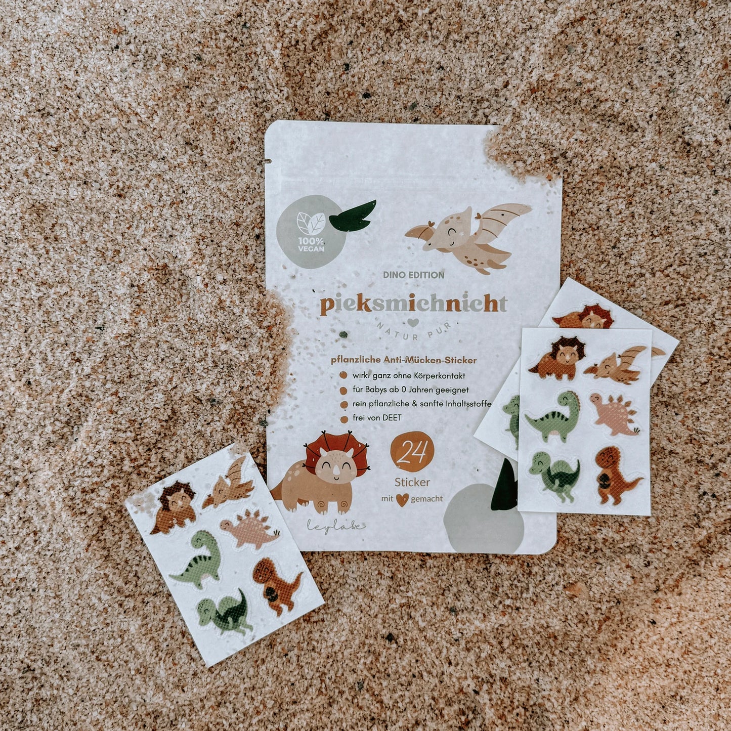 Pieksmichnicht Mückensticker DINO Edition