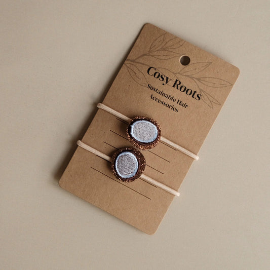 Cosy Roots Hair Ties - Little Coconut  - 2 Stück