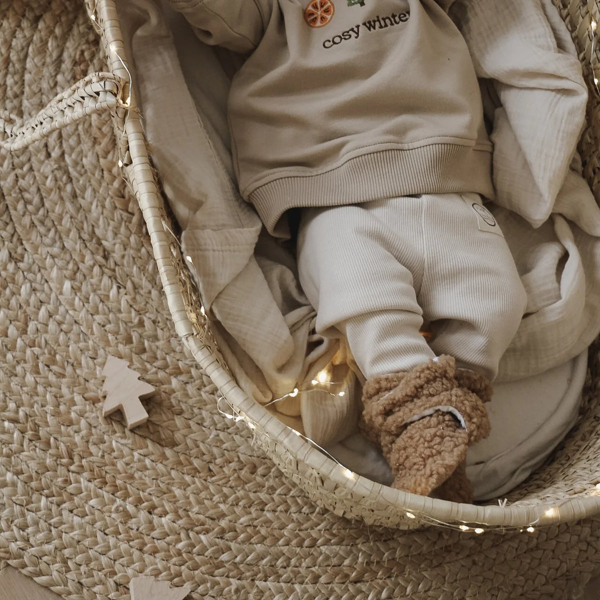 Teddy Booties - Caramel