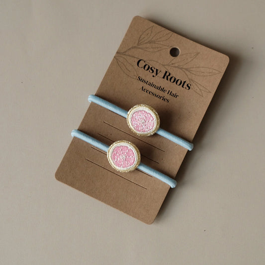 Cosy Roots Hair Ties - Little Grapefruits - 2 Stück