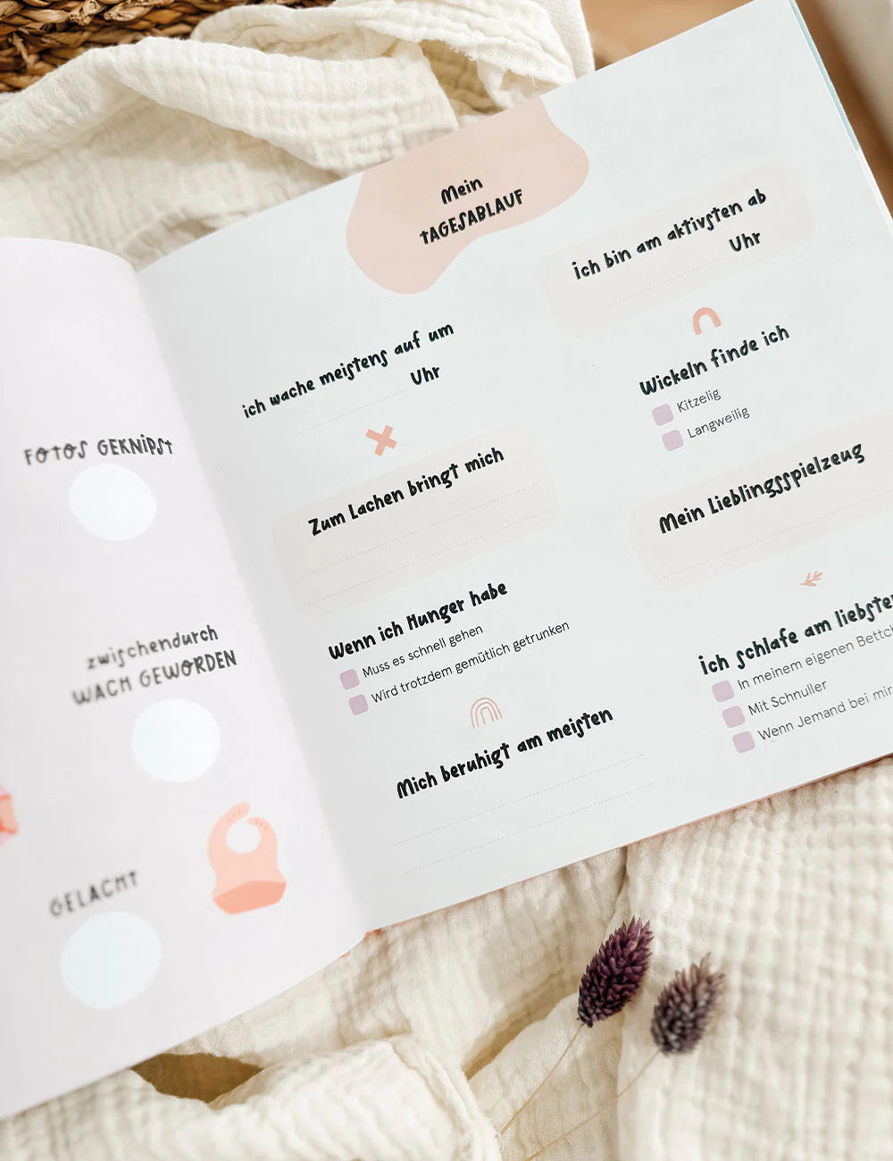 Babyalbum-Mein erstes Jahr Pastell Edition