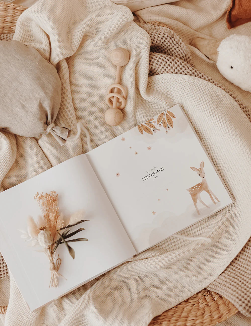 Babyalbum-Mein erstes Jahr - Floral - Das bin ich