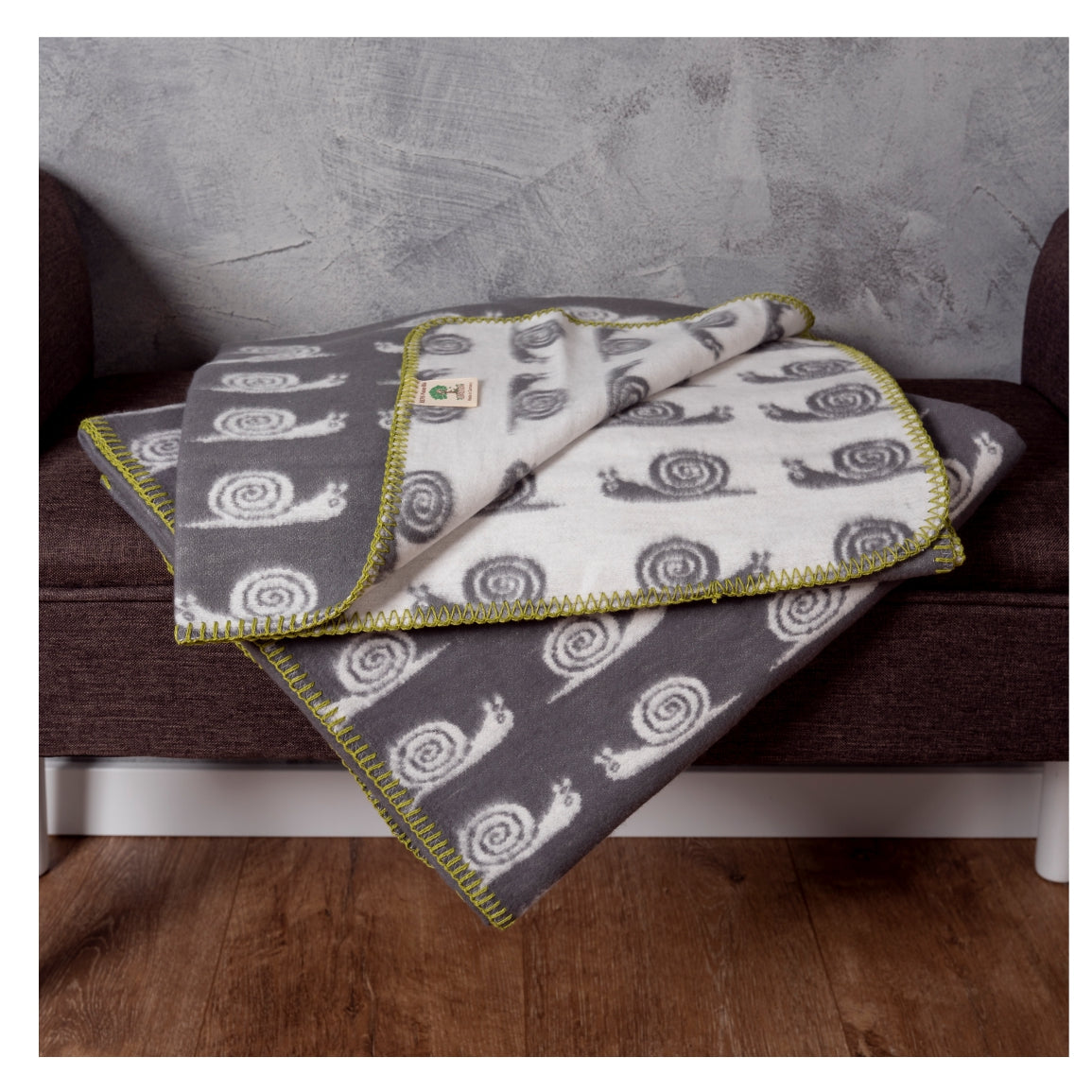 Muckel Babydecke 75x100cm Schnecke