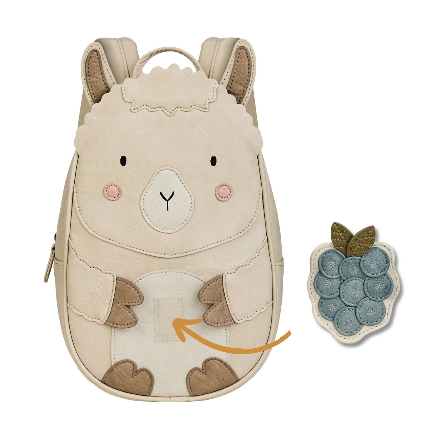 Little Who Grosser Rucksack Alpaka Lille