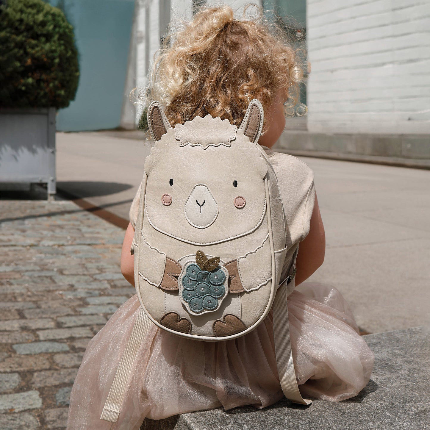 Little Who Grosser Rucksack Alpaka Lille