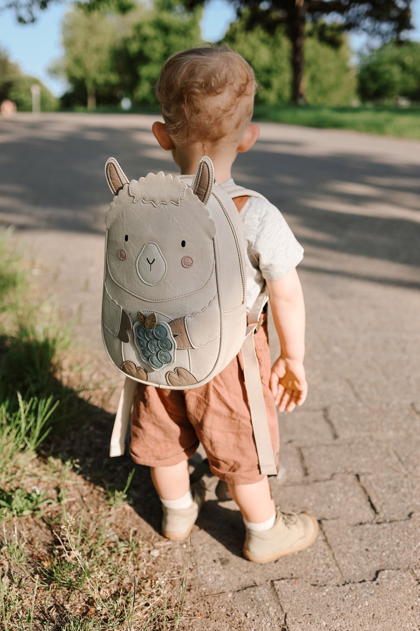 Little Who Grosser Rucksack Alpaka Lille
