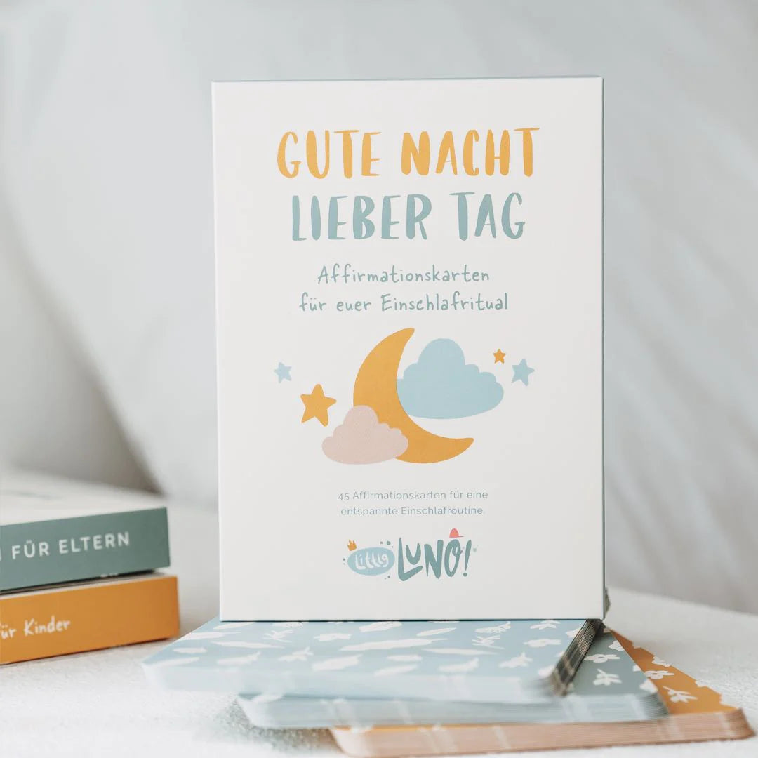 LittleLuno Gute Nacht lieber Tag - Affirmationskarten für euer Einschlafritual