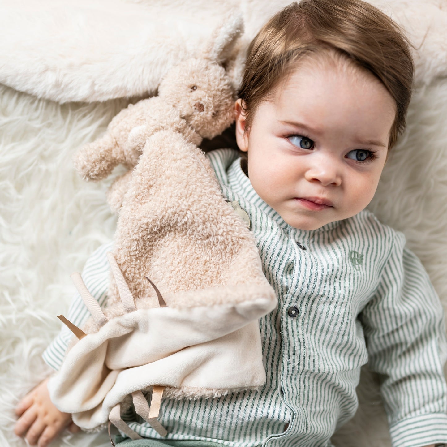 NATTOU Teddy Kuscheltuch mit Kuscheltier Hase