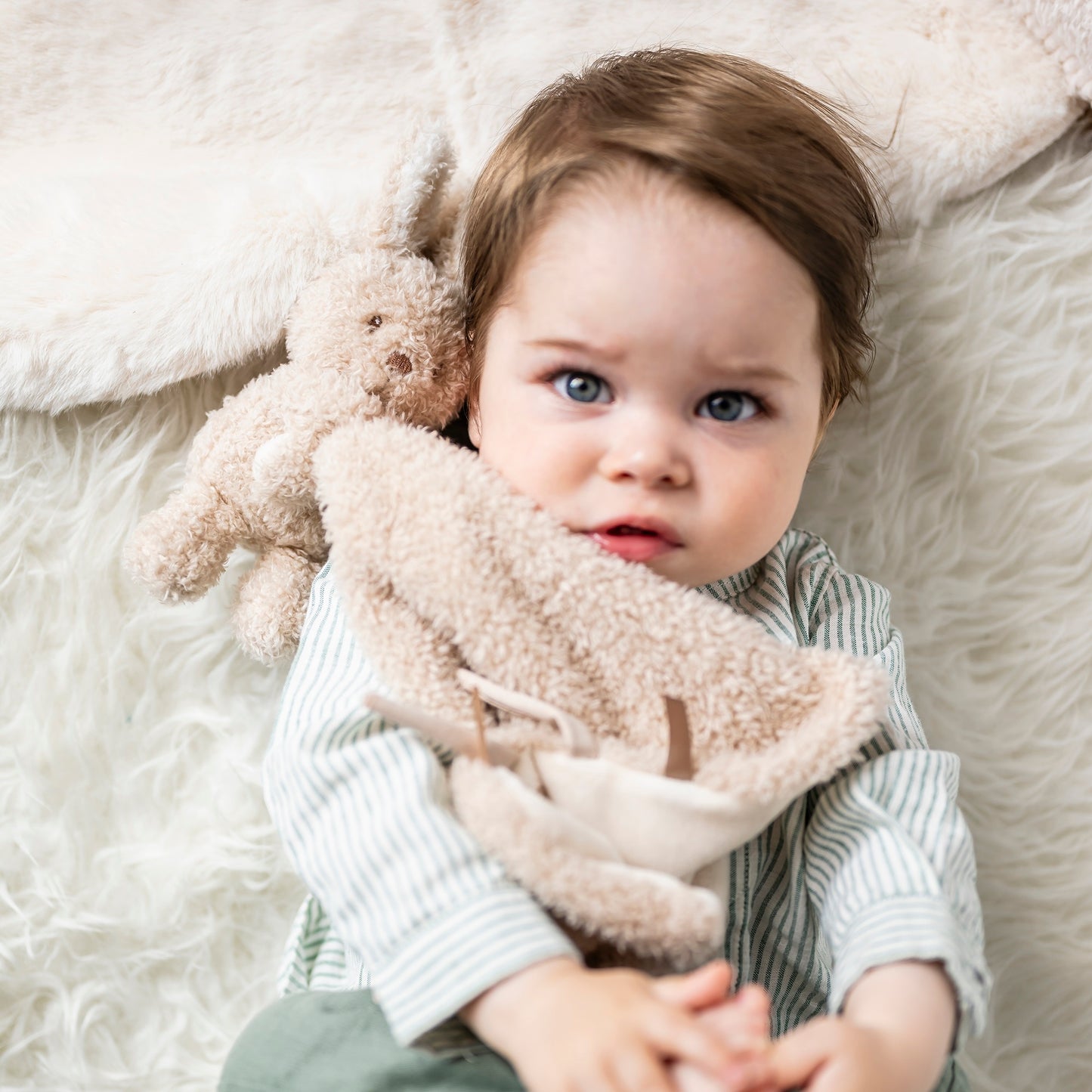 NATTOU Teddy Kuscheltuch mit Kuscheltier Hase