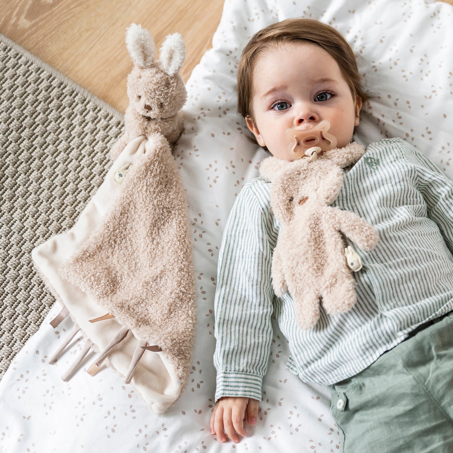NATTOU Teddy Kuscheltuch mit Kuscheltier Hase