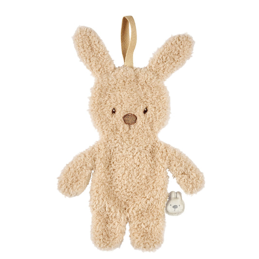 NATTOU Teddy Kuscheltuch mit Schnullerhalter Hase beige