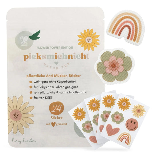 Pieksmichnicht Mückensticker FLOWER POWER Edititon