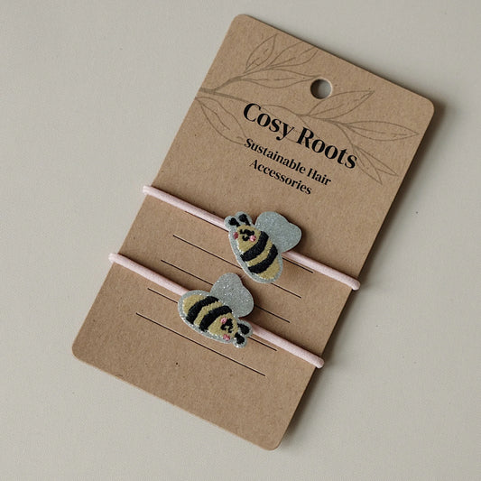 Cosy Roots Hair Ties - Bumblebees - 2 Stück