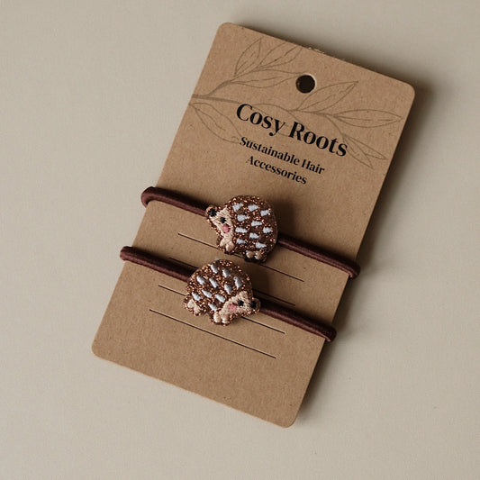 Cosy Roots Hair Ties - Little Hedgehogs - 2 Stück
