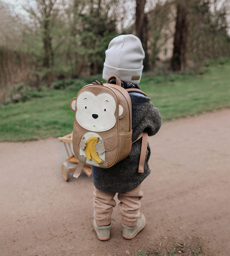 Little Who Grosser Rucksack Affe Momo