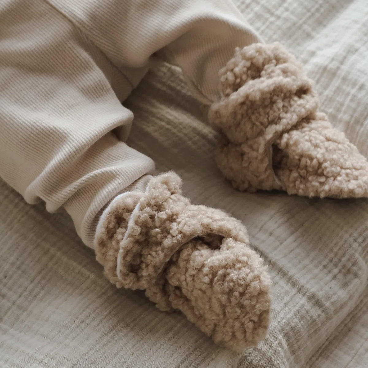 Teddy Booties - Sand
