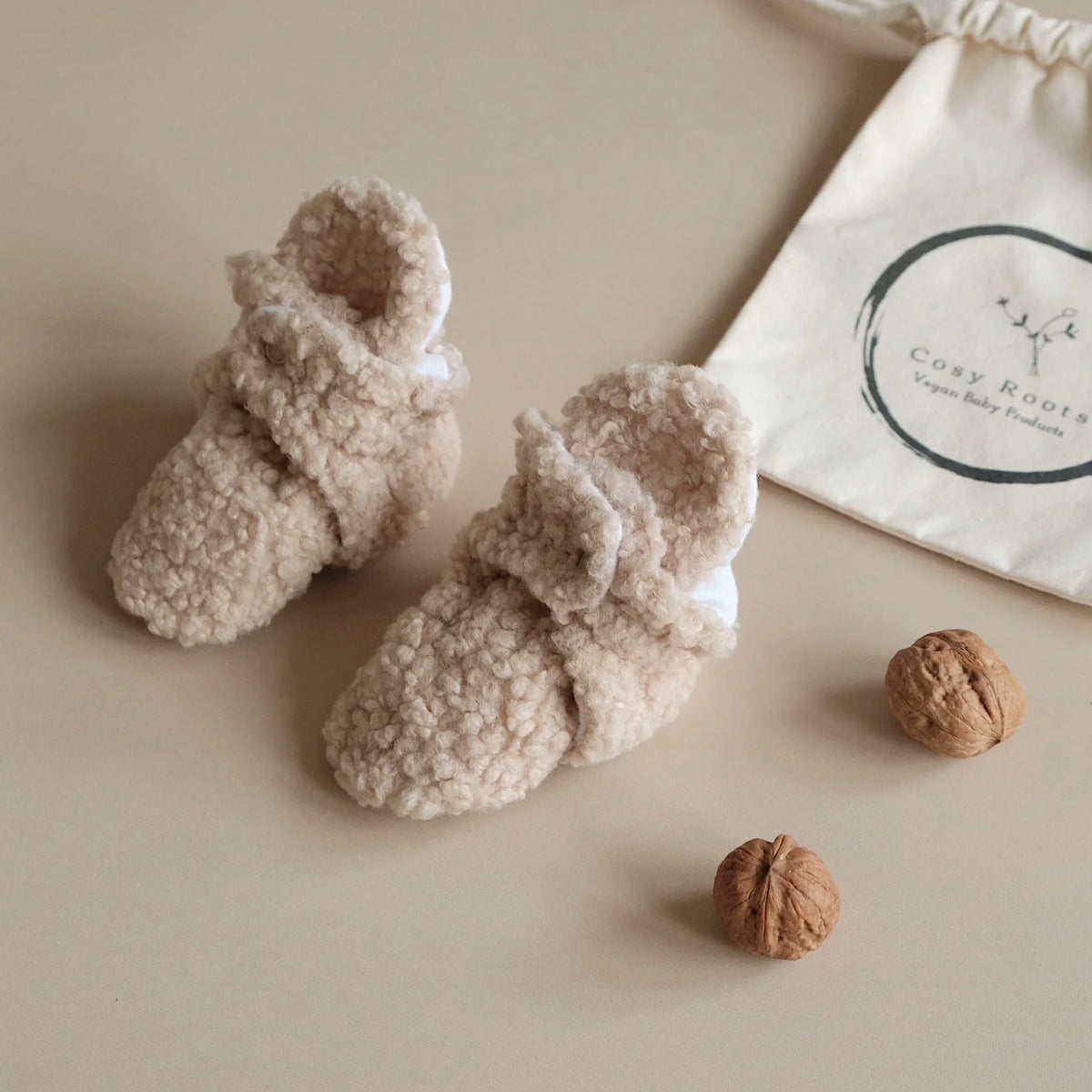 Teddy Booties - Sand