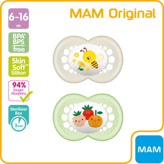 MAM Original 6-16m, Silikon