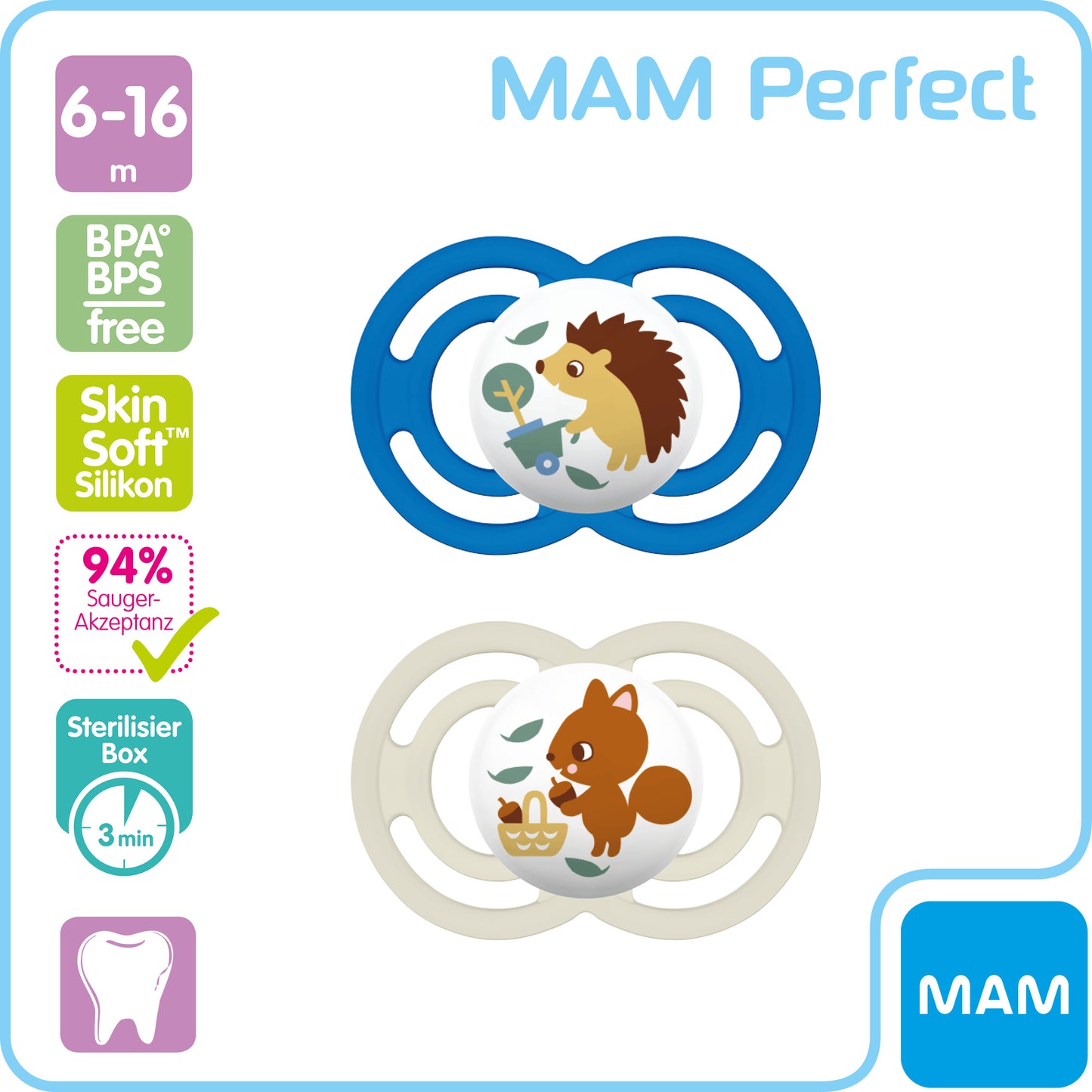 MAM Perfect Silikon 6-16m