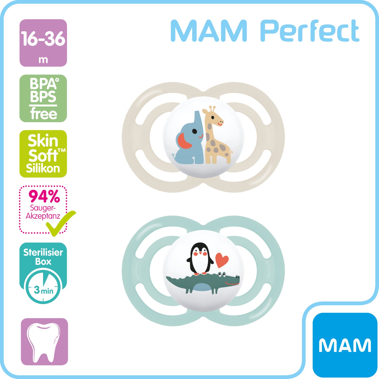 MAM Perfect Silikon 16-36m