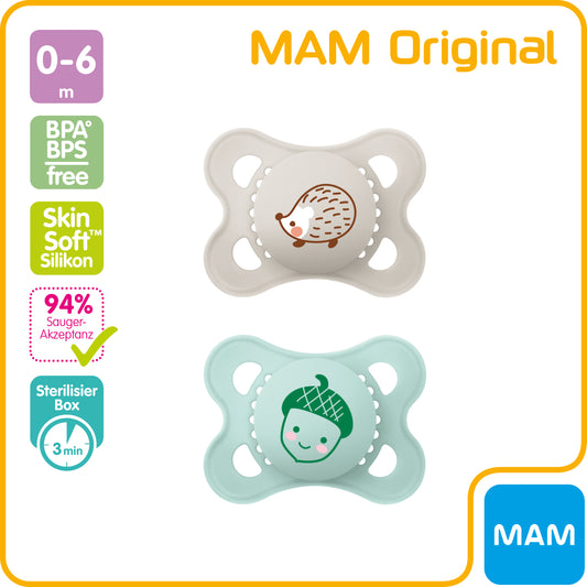 MAM Original 0-6m, Silikon