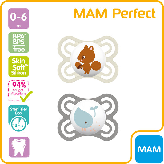 MAM Perfect 0-6m, Silikon