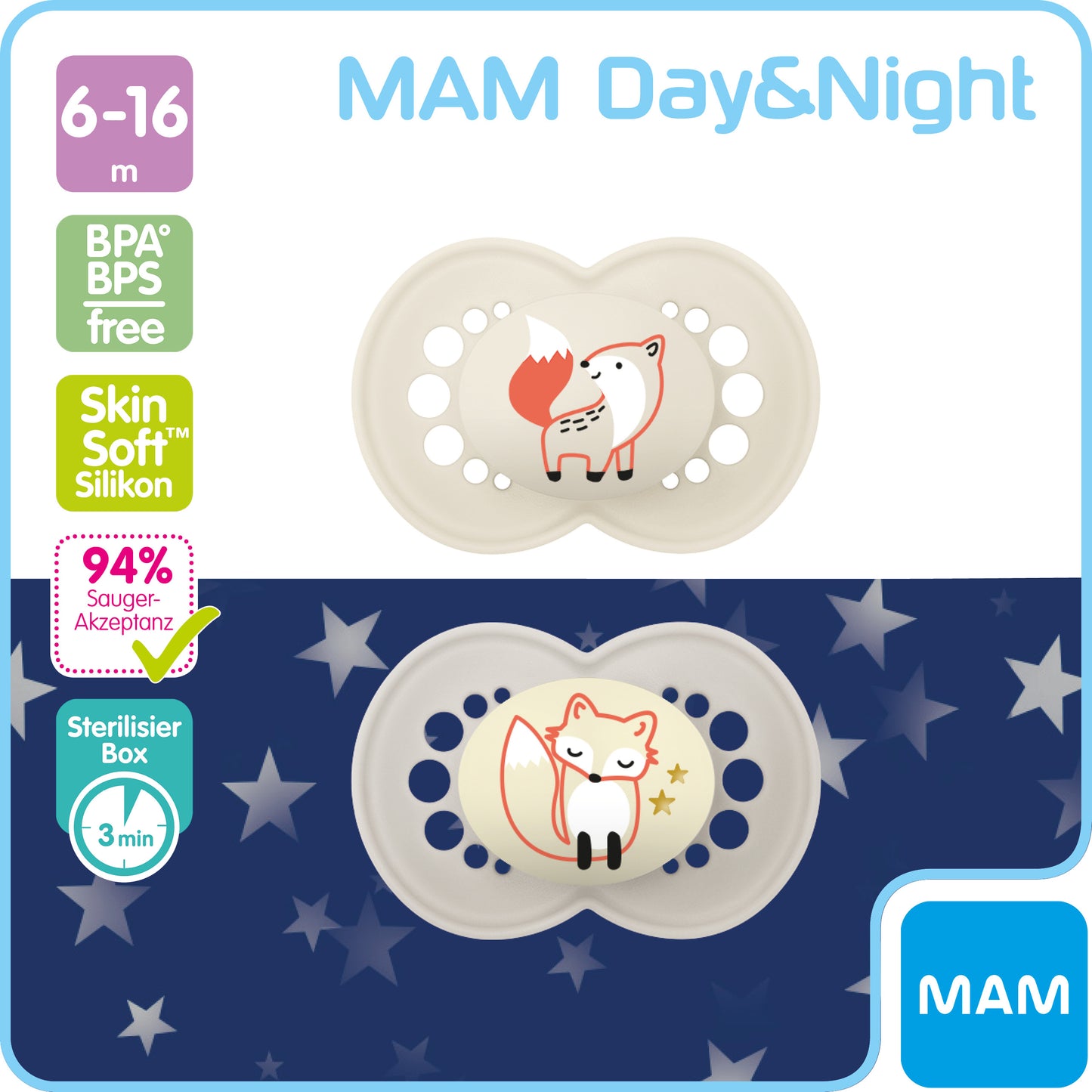MAM Day & Night 6-16m