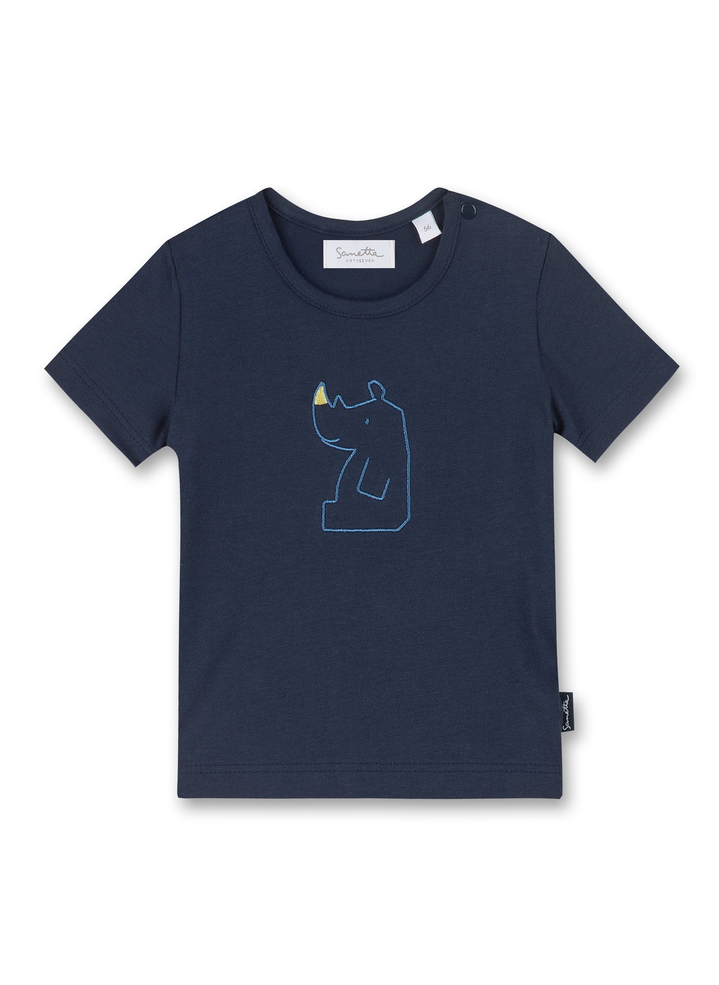 Sanetta T-Shirt Nashorn indigo blue