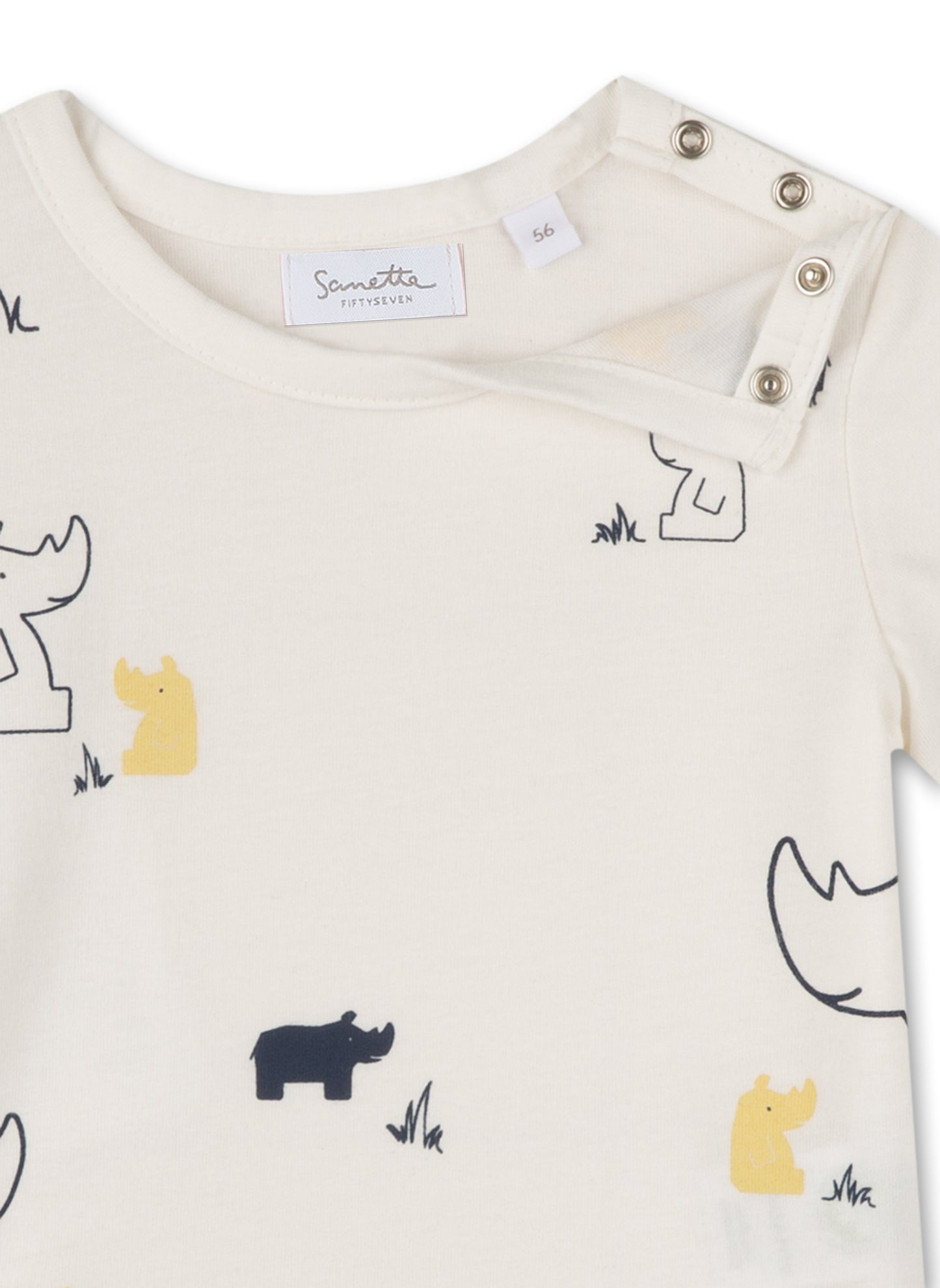 Sanetta T-Shirt Nashorn beige