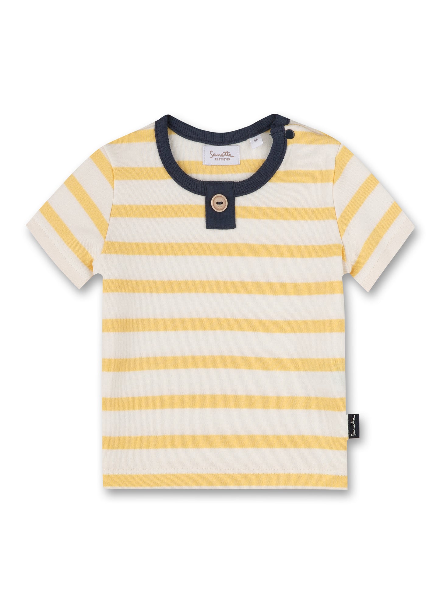 Sanetta T-Shirt gelb-beige gestreift