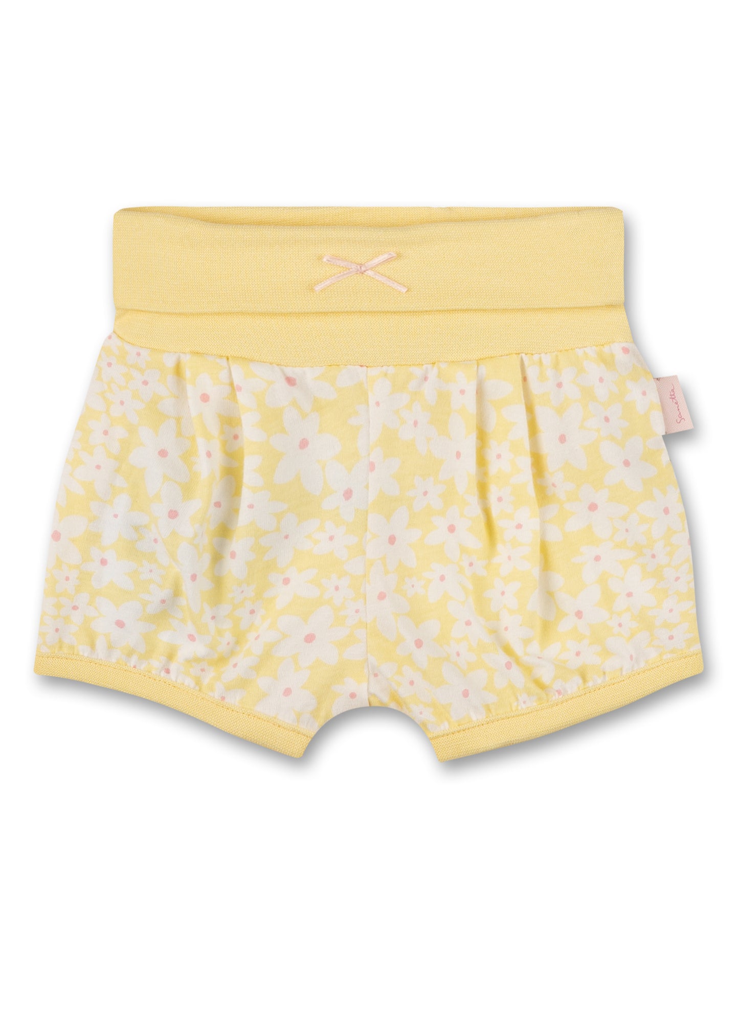 Sanetta Shorts Blumen gelb